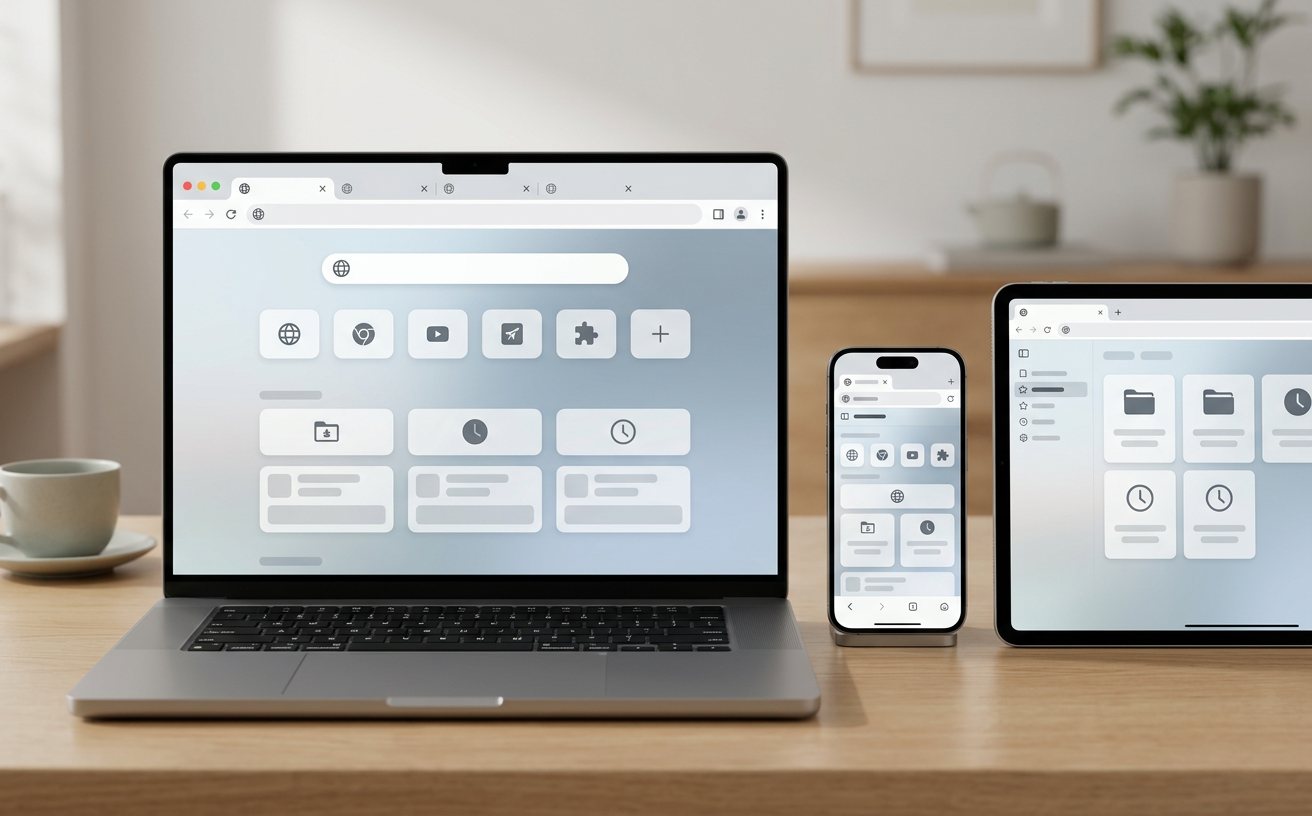 谷歌浏览器移动端下载与安装配置界面展示
